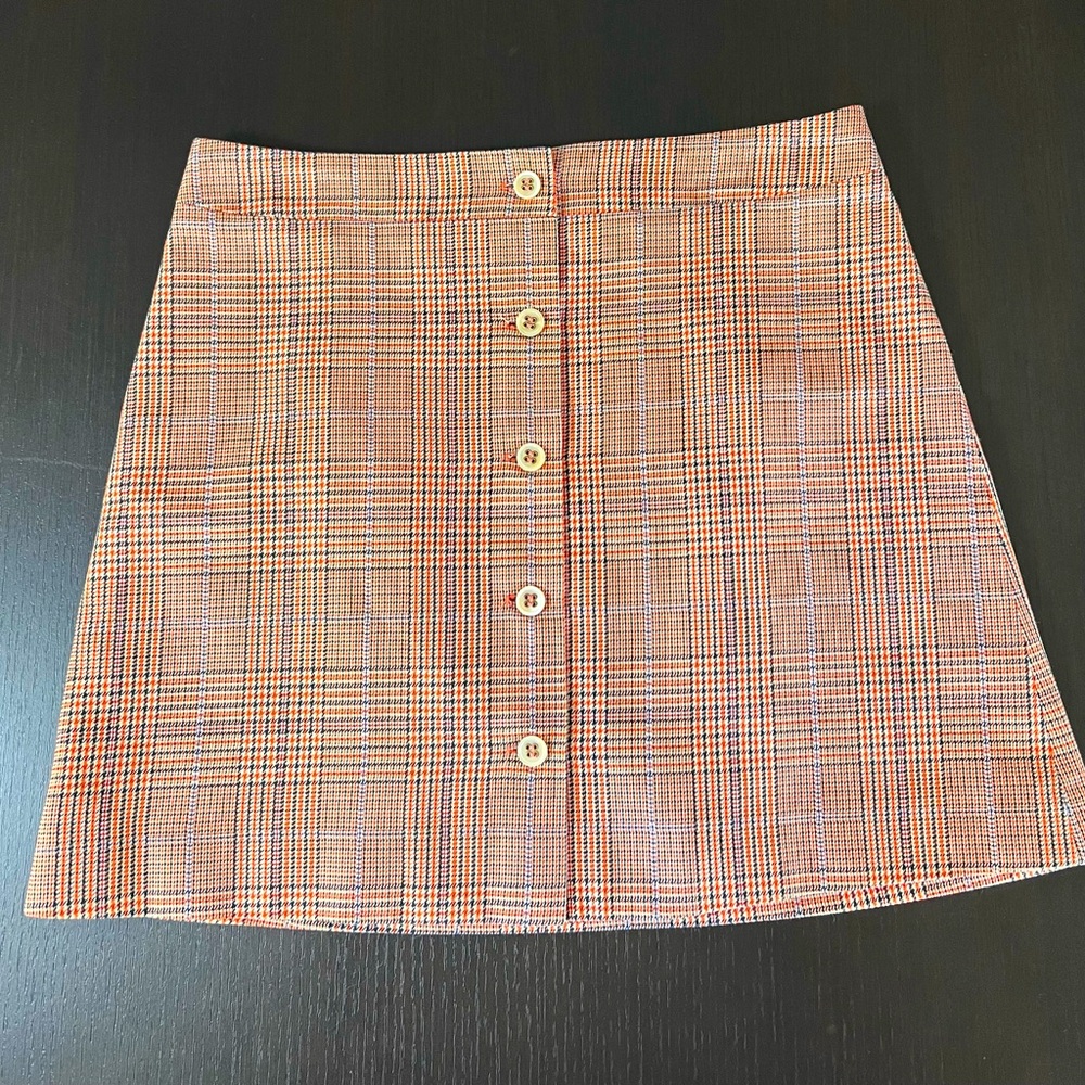 PAUL & JOE PARIS MINI SKIRT PLAID SIZE 36
